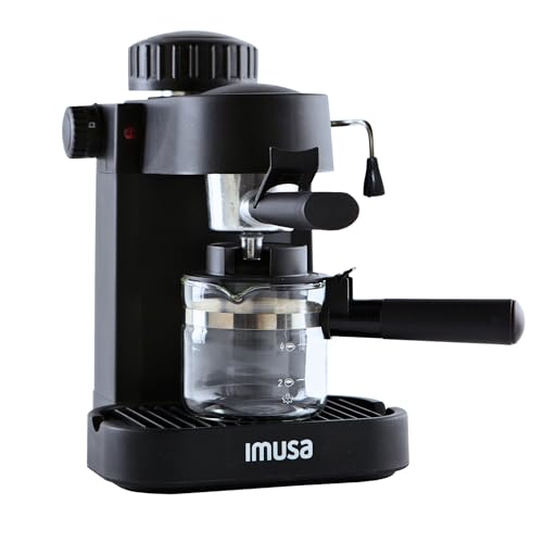 Imusa IMUSA 4 Cup Electric Espresso Cappuccino Coffee Maker, Black — Our recommended pick for most buyers