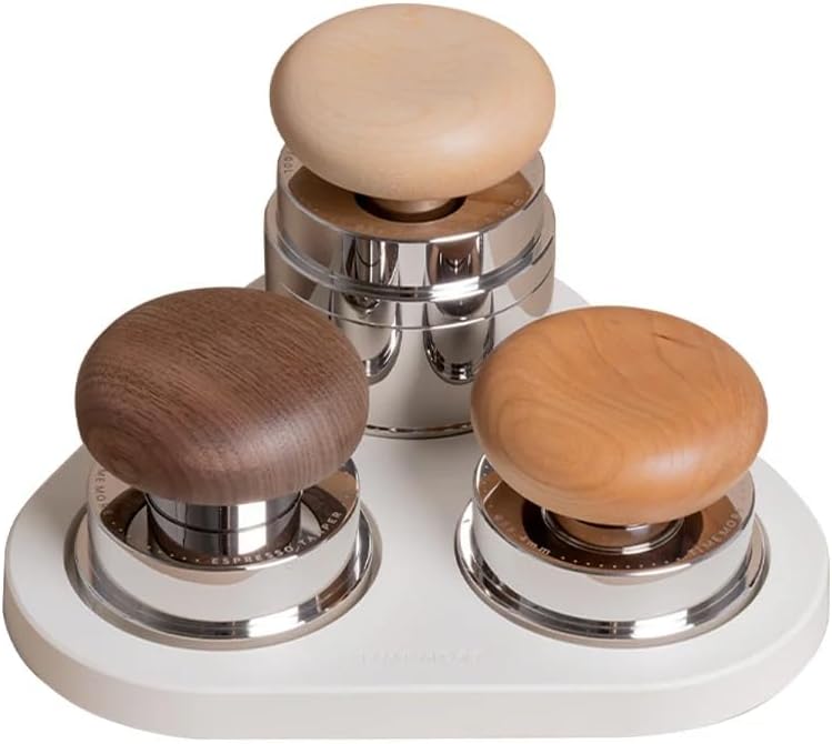 TIMEMORE Espresso Tamper Set 58.4mm with WDT Tool, Self-Leveling Tamper & Gravity Distributor for Professional Coffee Prep...