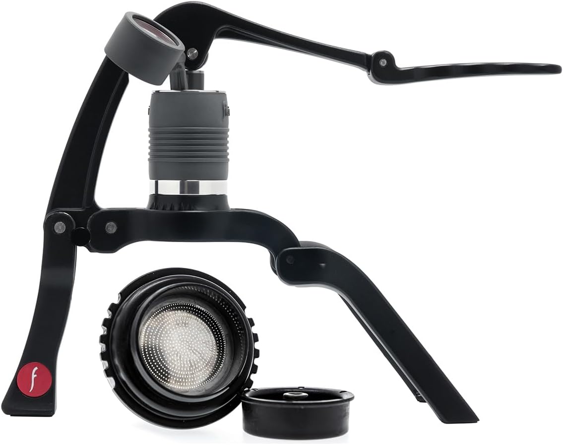 Flair 2GO: Portable, Collapsible Lever Espresso Machine for 9BAR Espresso Anywhere (Grounds Model)