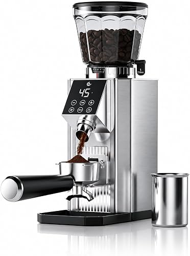 AMZCHEF Conical Burr Coffee Grinder, Espresso Grinder with 45 Grind Se — Durability testing under extreme conditions