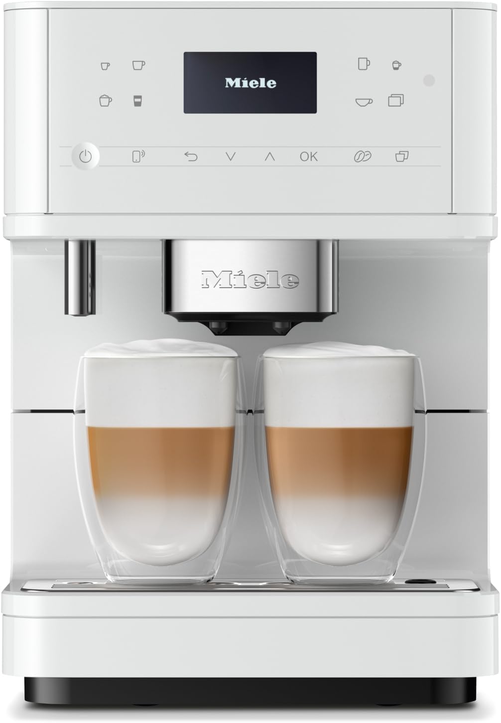 Miele CM 6160 MilkPerfection Automatic Coffee Machine - OneTouch for Two, AromaticSystem, 4 individual profiles, DoubleSho...