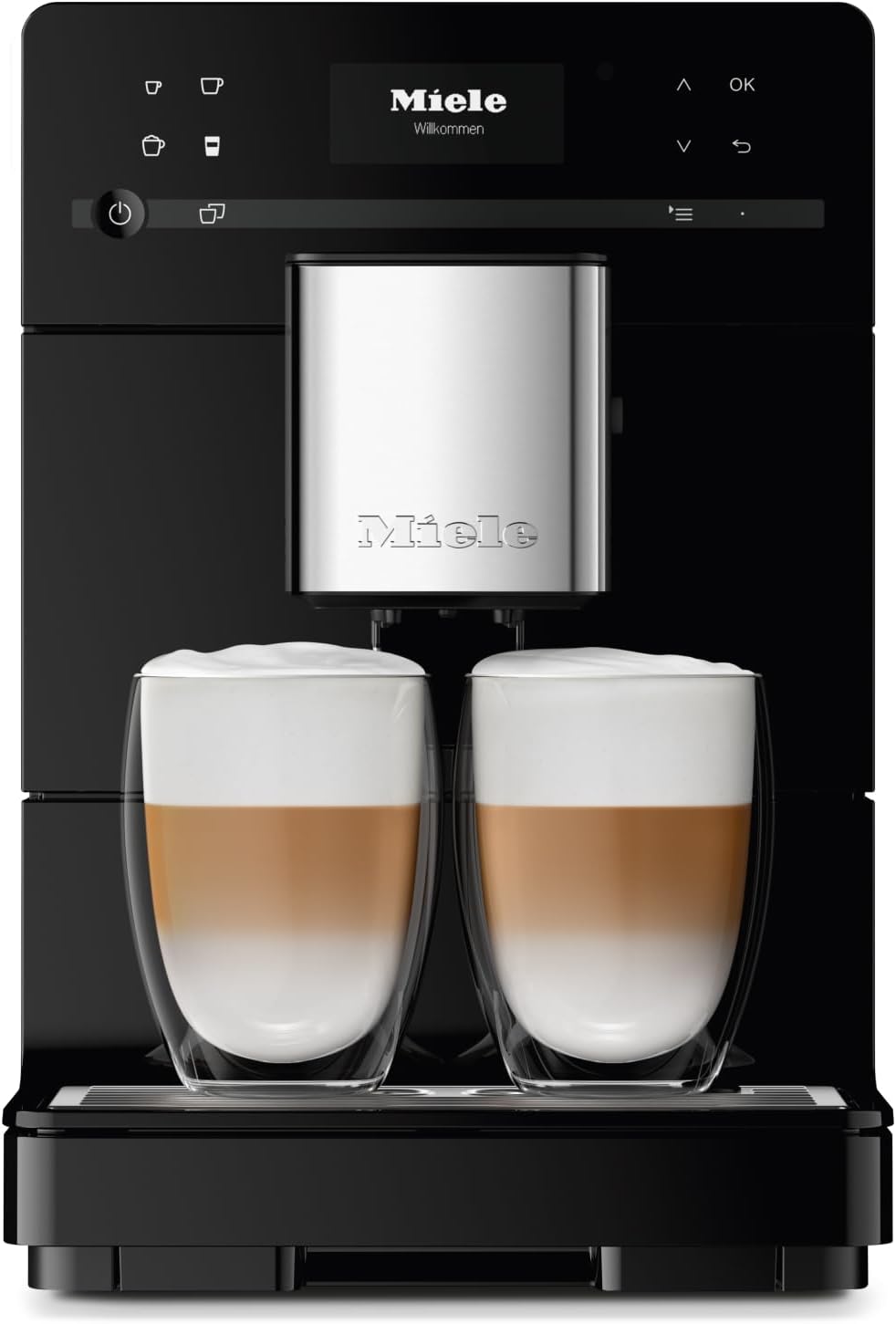 Miele CM 5310 Silence Automatic Coffee Maker - With OneTouch for Two, AromaticSystem, Individual Profile Settings, and Cle...
