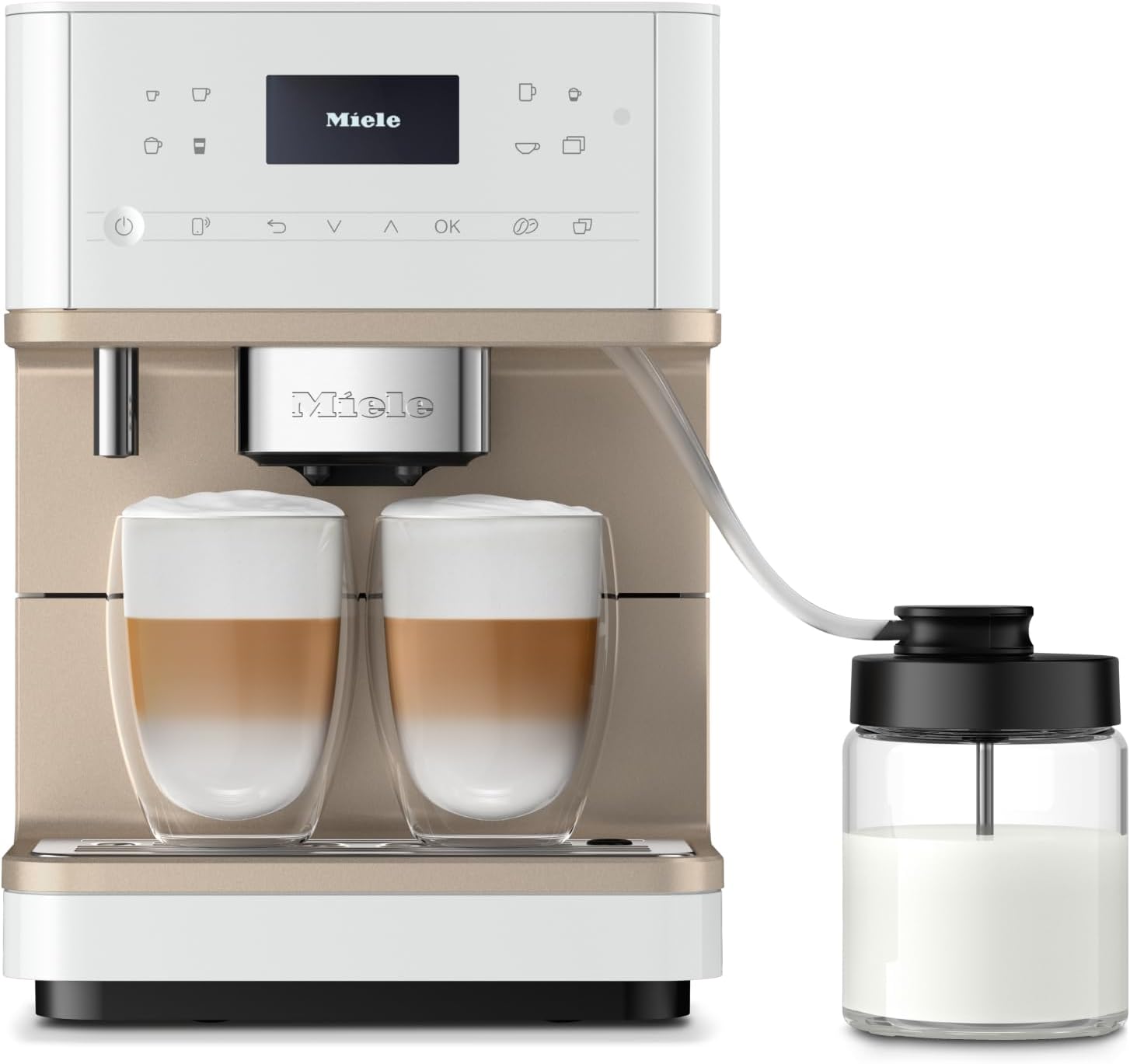 Miele CM 6360 MilkPerfection Automatic Coffee Machine - OneTouch for Two, AromaticSystem, 8 individual profiles, DoubleSho...