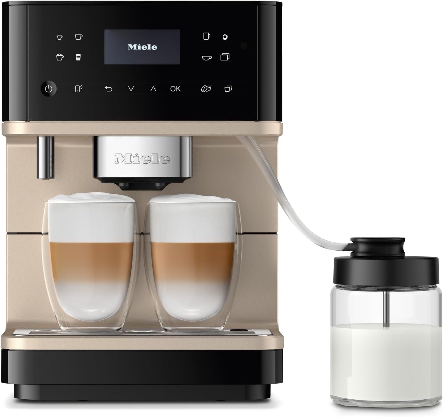 Miele CM 6360 MilkPerfection Automatic Coffee Machine - OneTouch for Two, AromaticSystem, 8 individual profiles, DoubleSho...