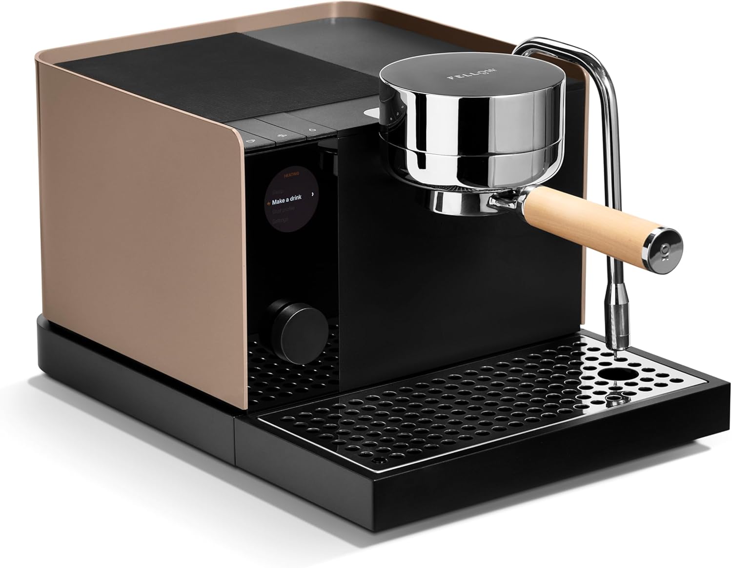 Fellow Espresso Series 1 – Home Espresso Machine – 2 Minute Heat Up, Precise Temperature Control, Pressure Profiling, Buil...