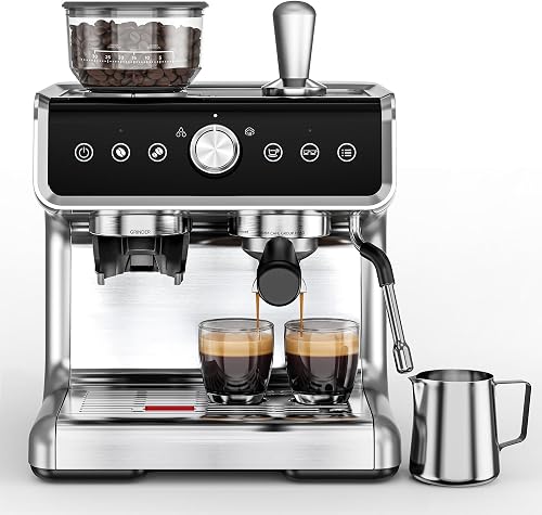 EUHOMY Espresso Machine with Grinder, 20 Bar Professional Espresso Cof — Real-world performance testing in action