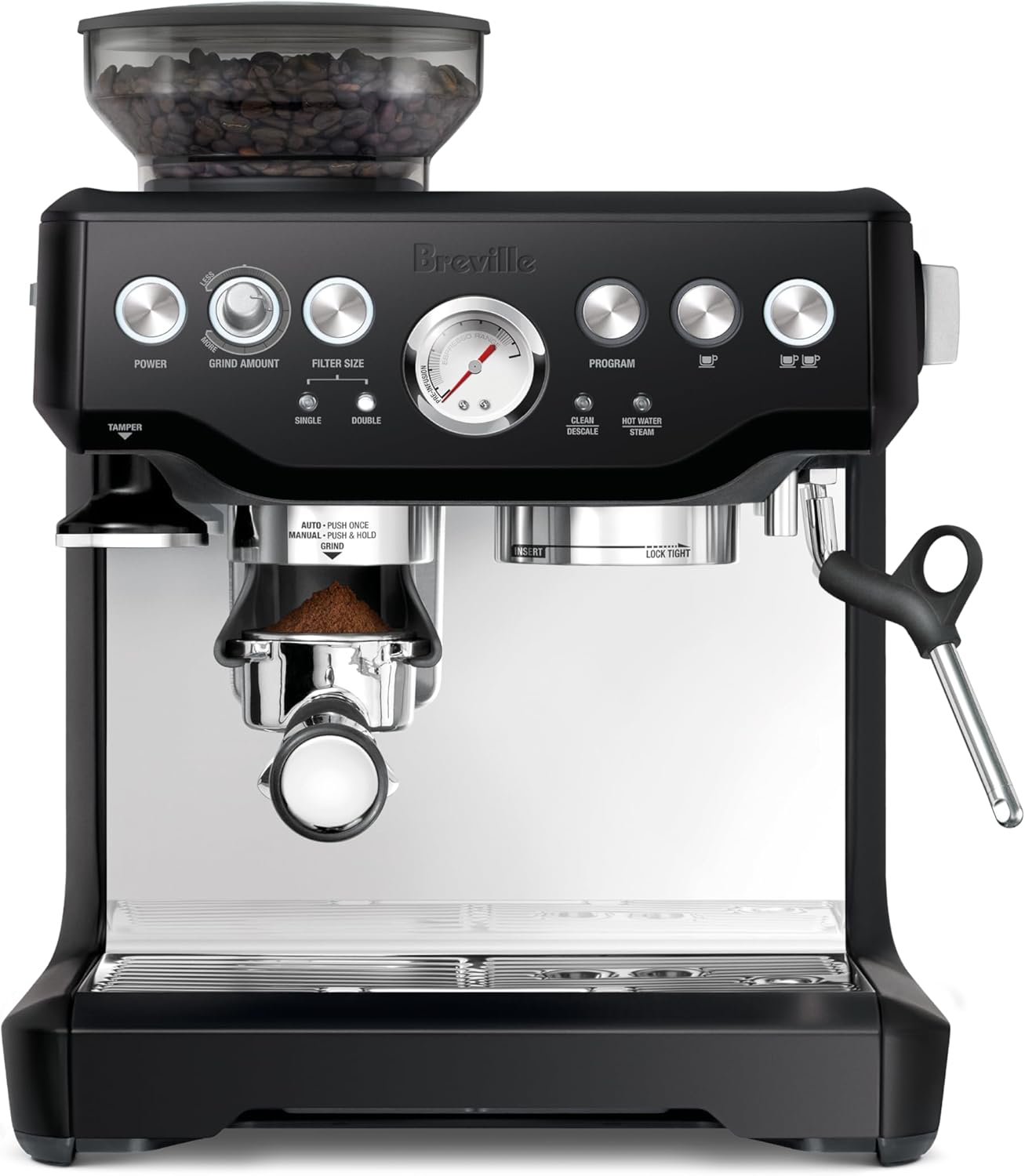 Breville Barista Express Espresso Machine BES870BTR, Black Truffle