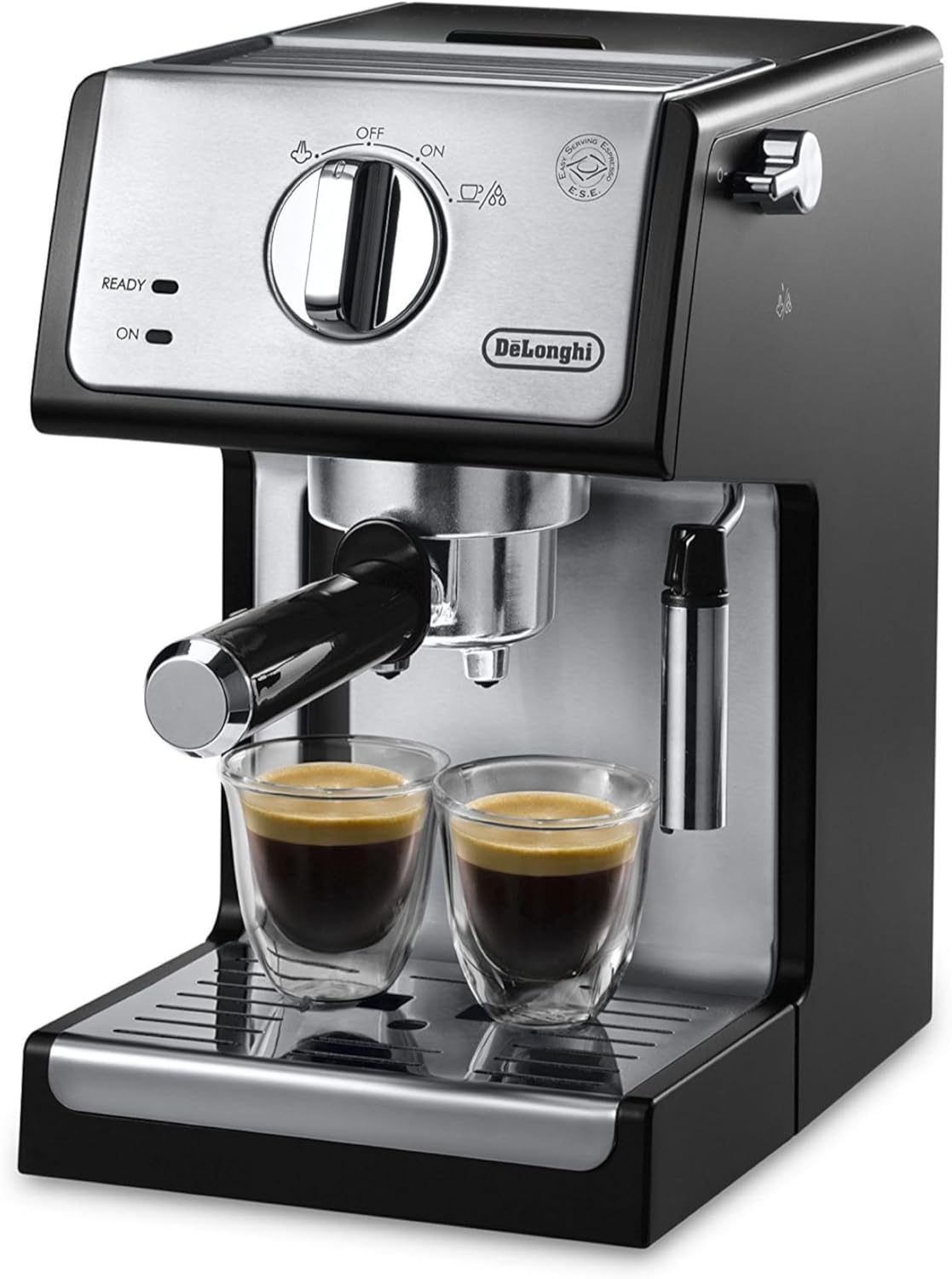 De'Longhi 15-Bar Pump Espresso Machine with Milk Frother & Temperature Control - Compact Home Barista Coffee Maker for Esp...
