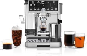 Ninja Luxe Café Pro Series, Espresso Machine, Drip Coffee, Cold Brew, Hot Water, Integrate