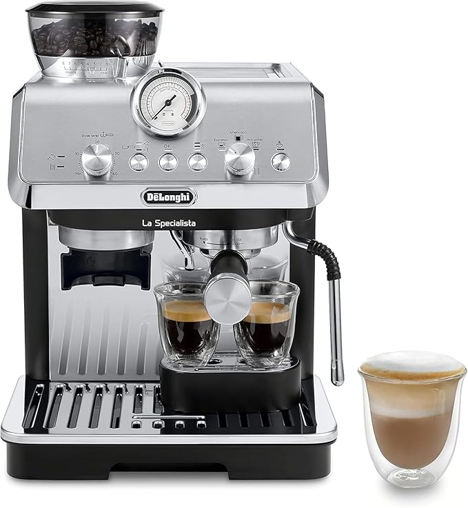 De'Longhi La Specialista Arte Espresso Machine, Stainless Steel/Black, — Real-world performance testing in action