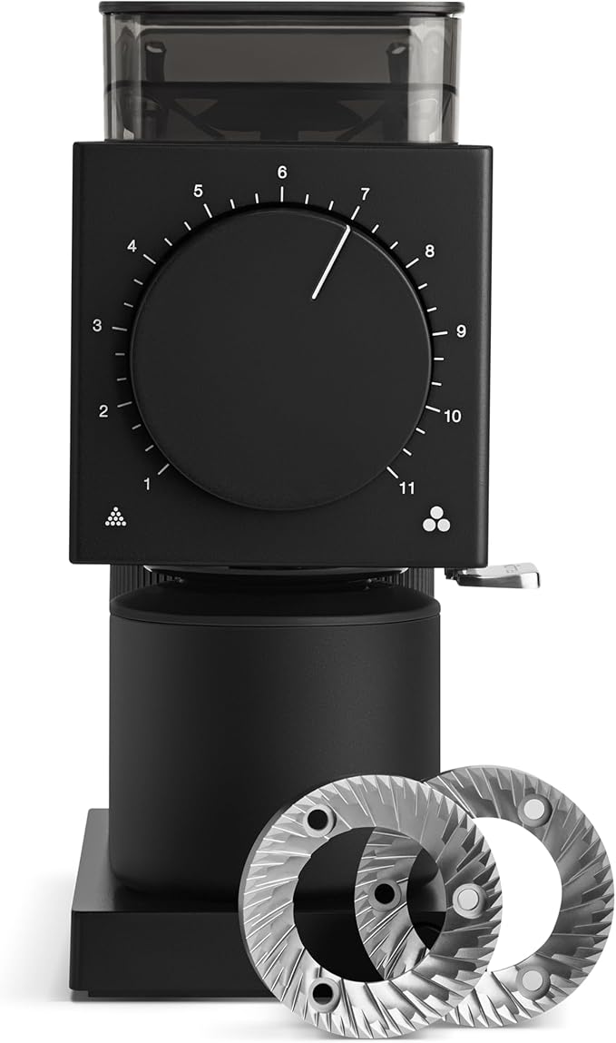 Fellow Ode Gen 2 64mm Flat Burr Coffee Grinder, Single Dose, 31 Grind — Our recommended configuration for best results